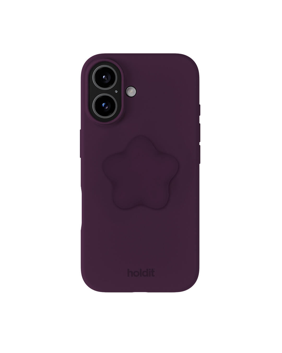 Silicone Sticker Star - Deep Plum